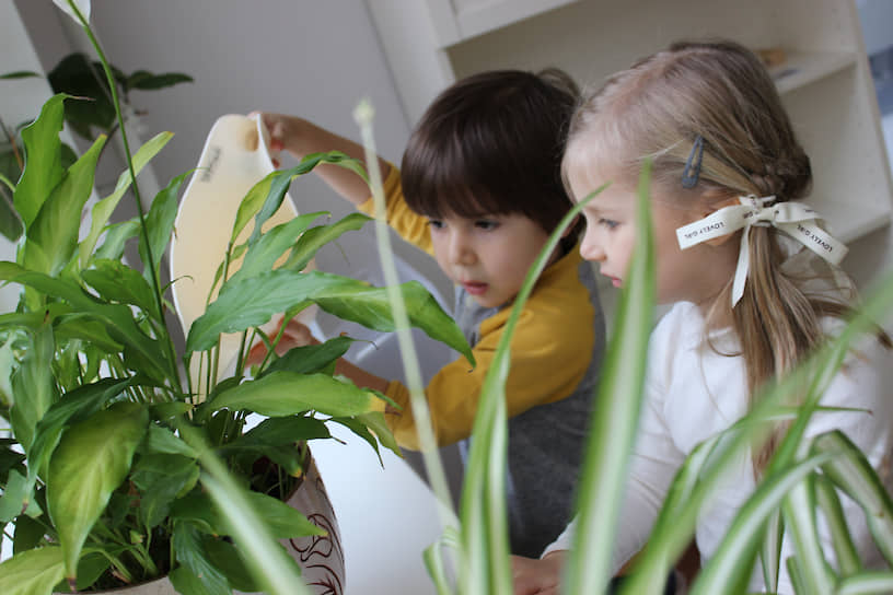 Ученики английской школы English Playschool в Москве 