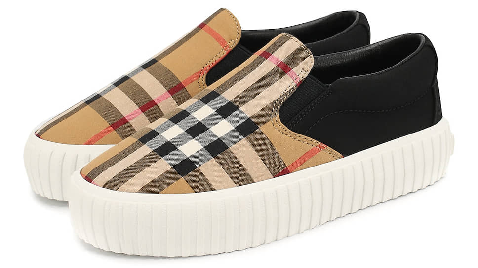 Слипоны Burberry 