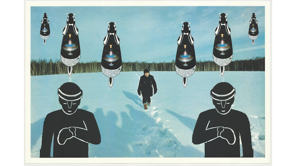 Андрей Монастырский, из серии «Коллажи», 2019 год 