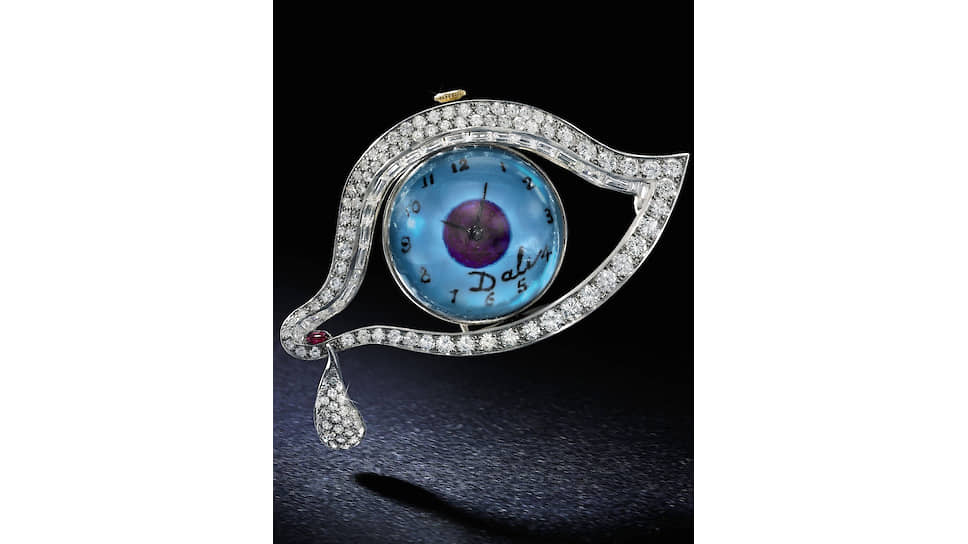 The Eye of Time Сальвадора Дали, ювелиры Alemany & Ertman, начало 1950-х