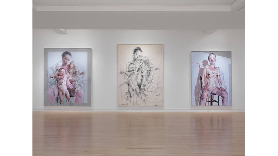 Фрагмент экспозиции «Continuum» в галерее Gagosian, Нью-Йорк, 2011