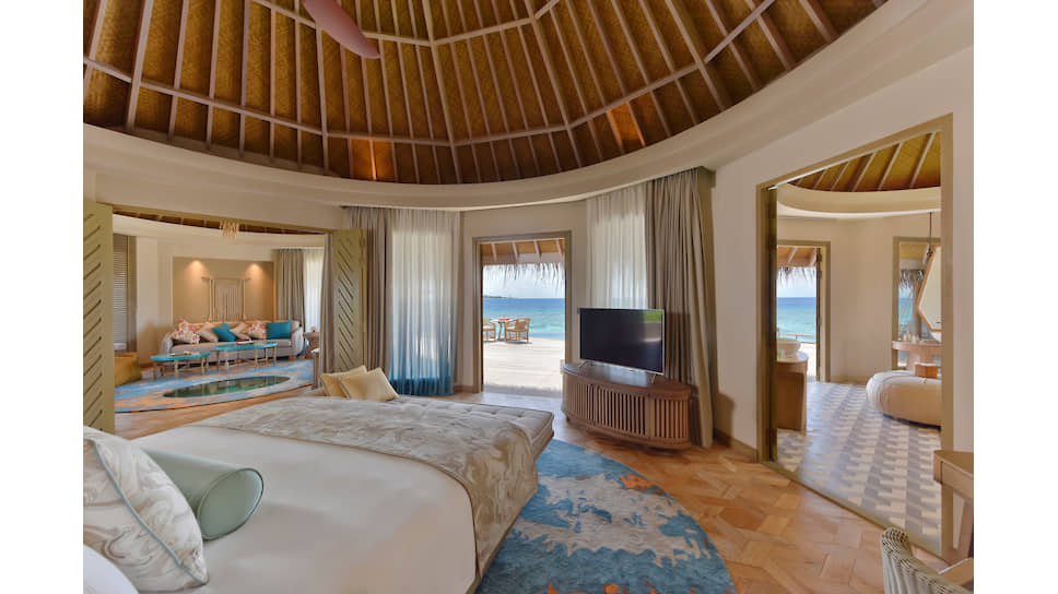 Интерьер одного из номеров Nautilus Maldives 