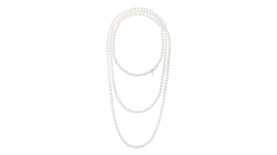 Mercury, колье Pearl, белое золото, жемчуг 