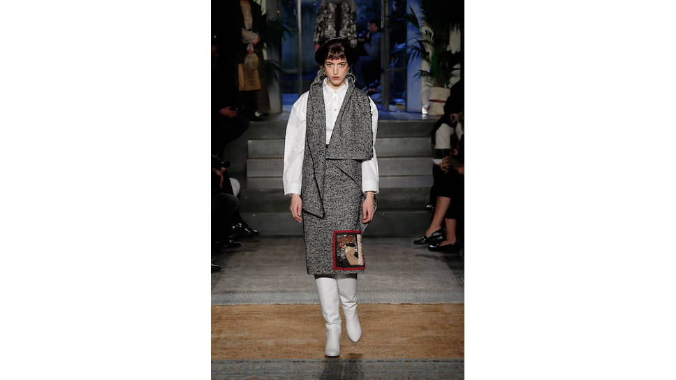 Модели на  показе Antonio Marras сезона «осень-зима 2019/20» 
