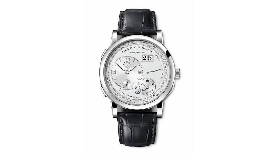 A. Lange & Sohne Lange 1 Time Zone — часы редкие, они выпущены в белом, красном золоте и платине