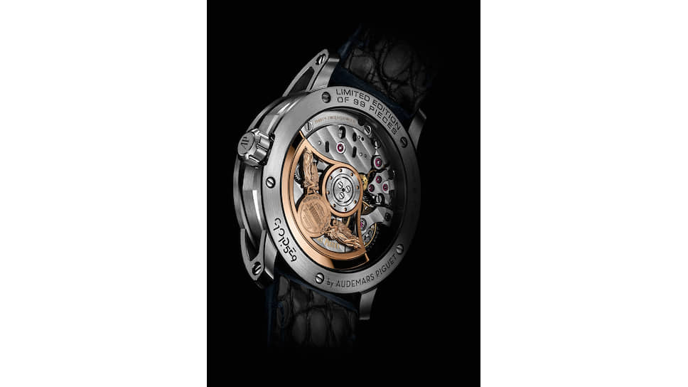 Сode 11.59 by Audemars Piguet Bolshoi Limited Edition, 41 мм, белое и розовое золото, эмаль, механизм с автоматическим подзаводом, запас хода 70 часов 