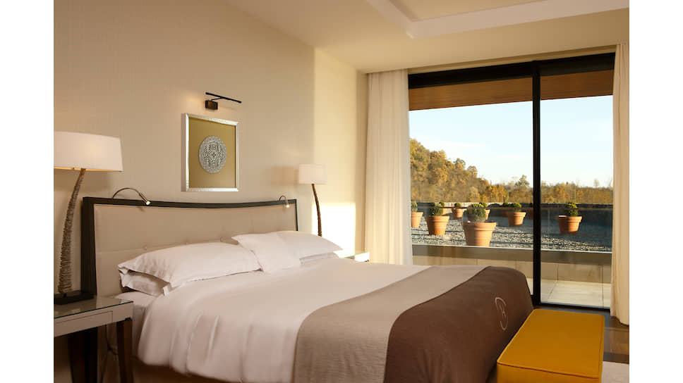 В номере отеля Chenot Palace Health Wellness Hotel