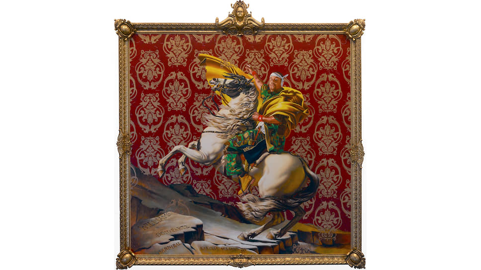 Кьянде Уайли, «Наполеон, пересекающий Альпы», 2005 год 