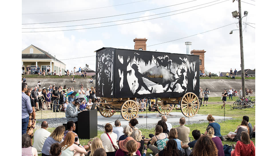 Инсталляция Кары Уокер «The Katastwof Karavan», 2017 год 