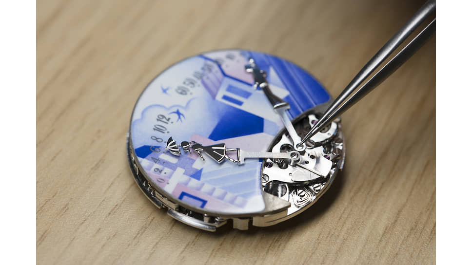 Изготовление часов Van Cleef & Arpels Pont des Amoureux 