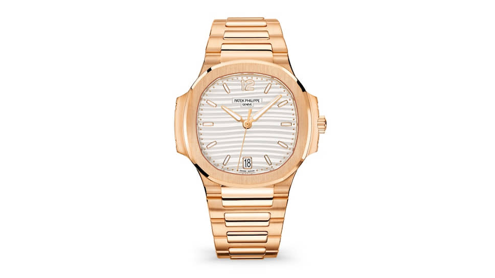 Patek Philippe, часы Nautilus, 35,2 мм, розовое золото, механизм с автоматическим подзаводом 