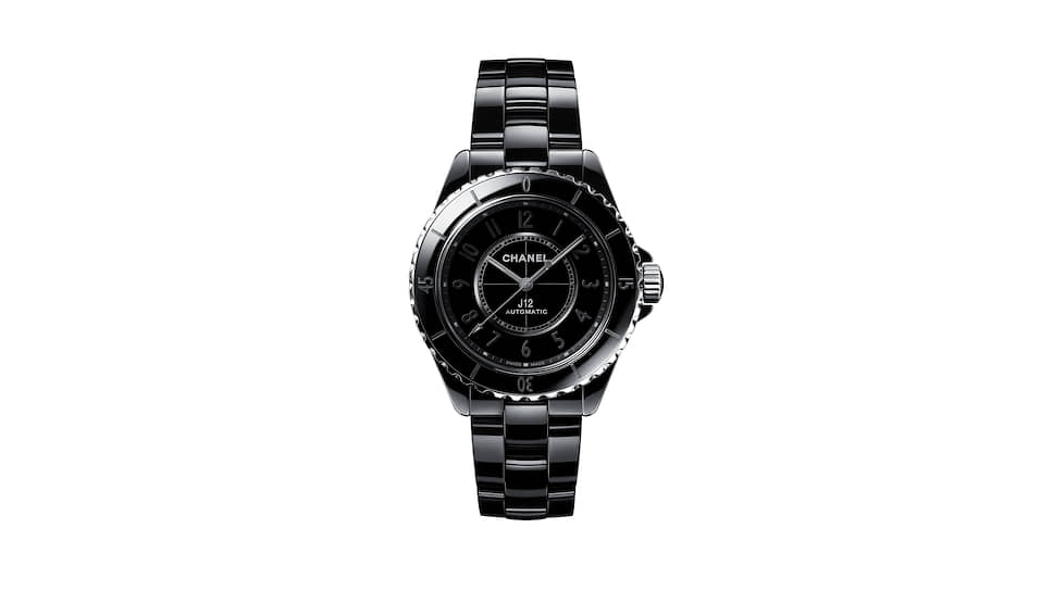 Chanel, часы J12 Phantom, 38 мм, керамика, механизм с автоматическим подзаводом 