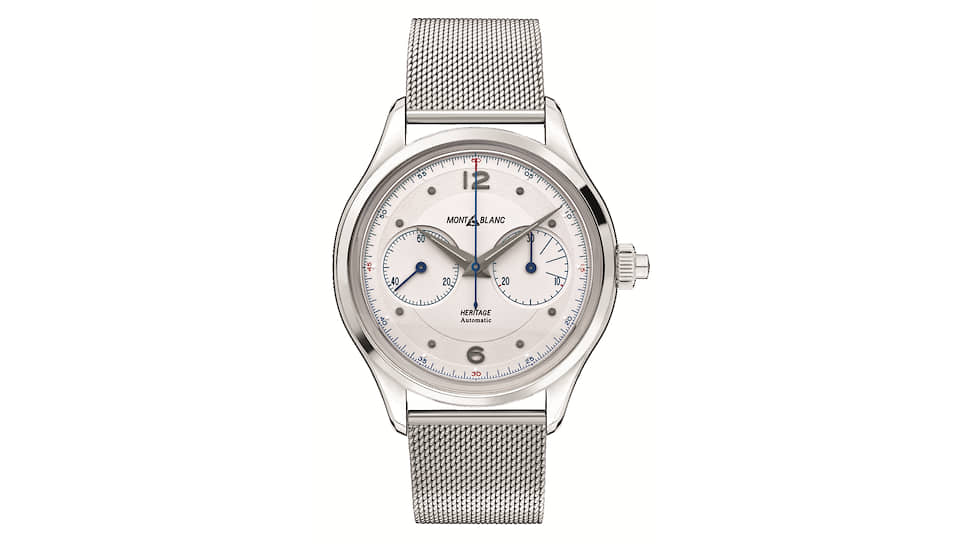 Montblanc, часы Heritage Automatic, 40 мм, сталь, механизм с автоматическим подзаводом, запас хода 38 часов 