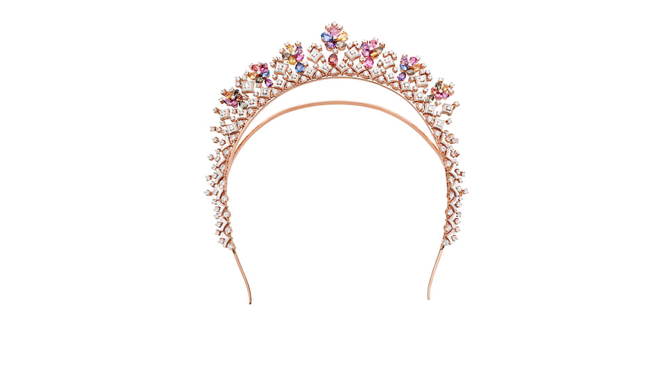 Bvlgari, Color Treasures, розовое золото, перламутр, разноцветные сапфиры, бриллианты