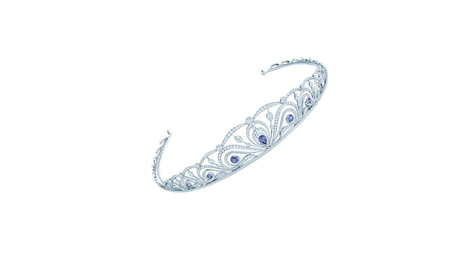 Tiffany & Co., платина, сапфиры, бриллианты