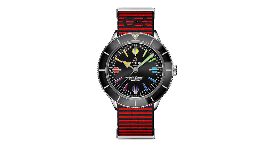 Breitling, часы Super Ocean, 42 мм, механизм с автоматическим подзаводом, запас хода 42 часа, водонепроницаемость 100 м