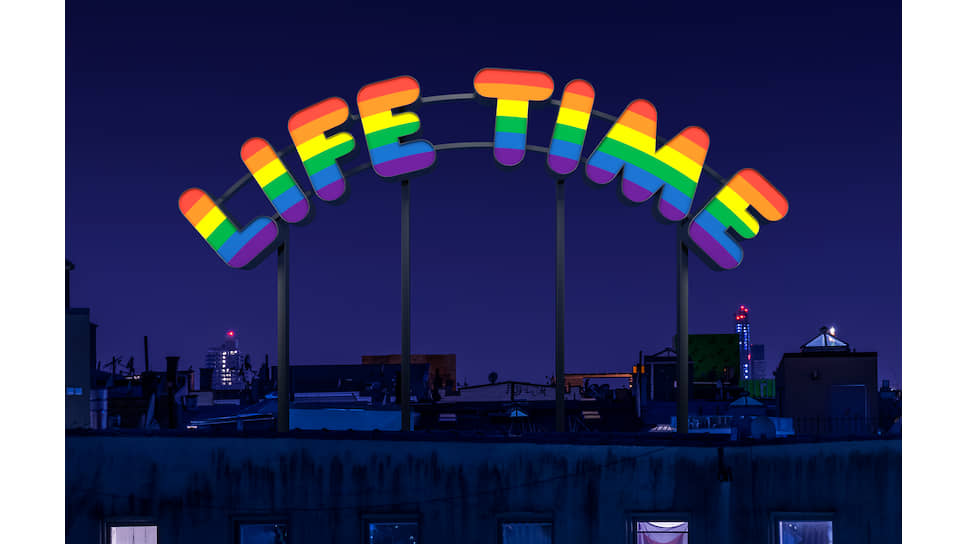 Одна из работ на второй Рижской биеннале: Уго Рондиноне, «Life time», 2019 год 