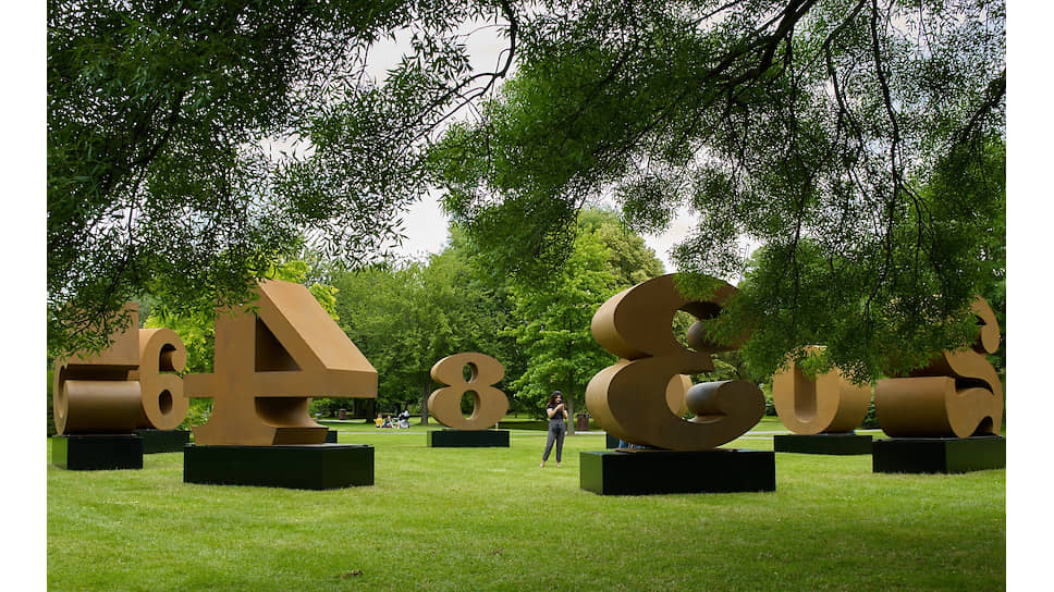 Роберт Индиана,  ONE through ZERO,  2019 год 
