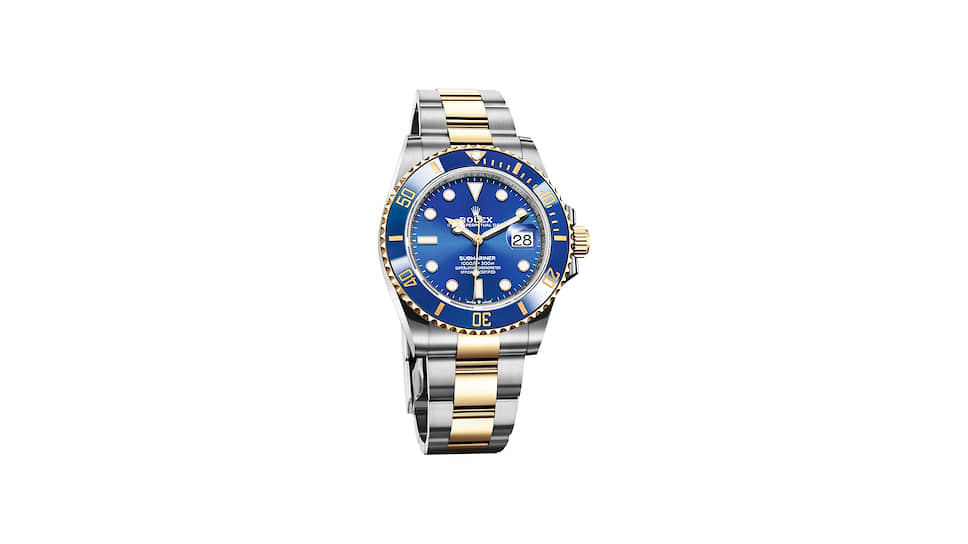 Rolex Oyster Perpetual Submariner вышли в черно-белом варианте с тремя стрелками и в цветном — с окошком даты