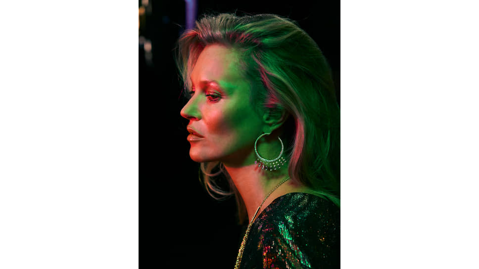 Кейт Мосс на съемках кампании No Rules by Kate Moss 