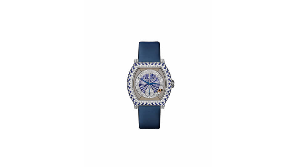 F.P. Journe, часы Elegante, 40 мм, платина, бриллианты, сапфиры, кварцевый механизм 