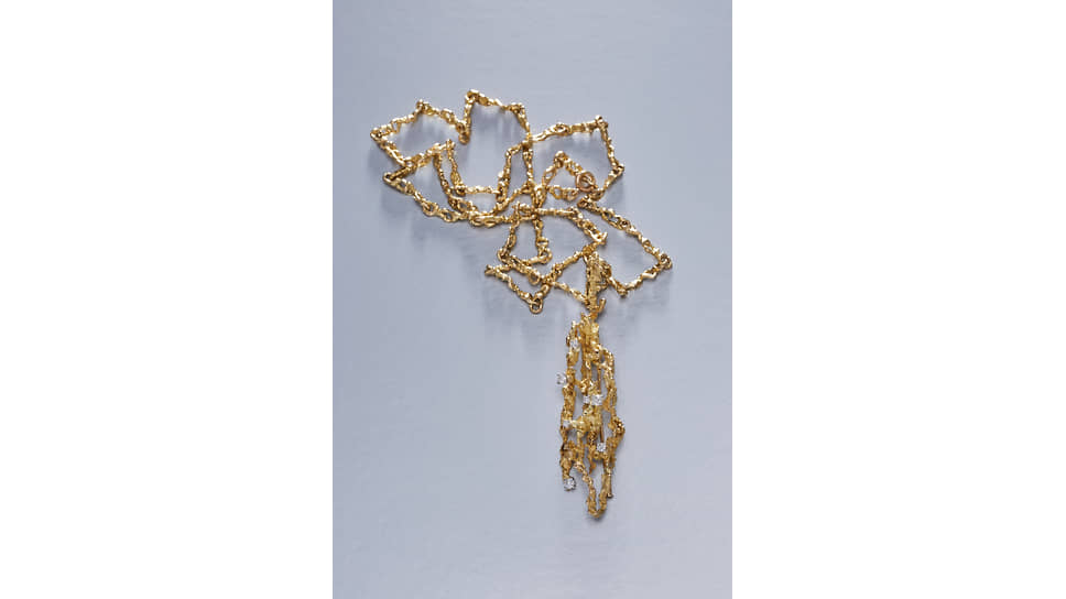 Колье Pepite, желтое золото, 1956 год 