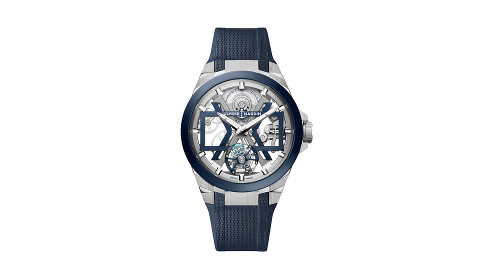 Часы Blast, Ulysse Nardin, 45 мм, титан, механизм с автоматическим подзаводом