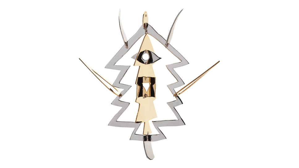 Ёлочная игрушка, Epic Jewellery (дизайн Вари Аляй), серебро, лимитированная серия 