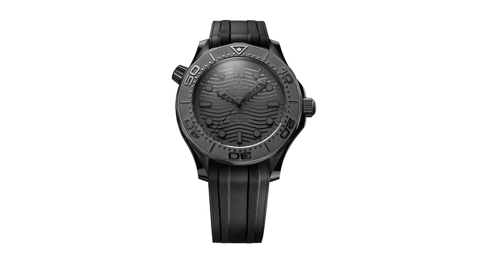 Omega, часы Seamaster Diver 300М Black, 43,5 мм, керамика, механизм с автоматическим подзаводом, запас хода 55 часов, водонепроницаемость 300 м