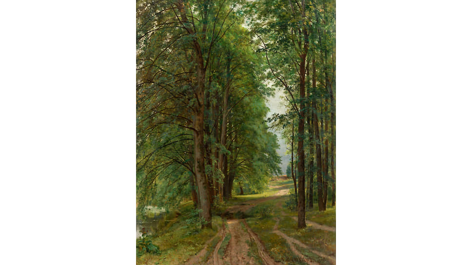 Иван Шишкин, «Лесная дорога», 1896 год 