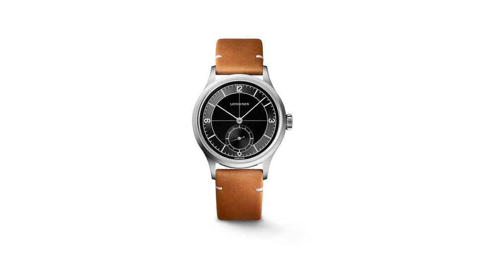 Longines, часы Heritage Classic, 38,5 мм, сталь, механизм с автоматическим подзаводом, запас хода 72 часа