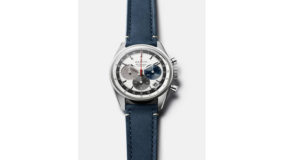 Zenith Chronomaster Original выпускается в стали или в розовом золоте, на браслете или на ремешке из телячьей кожи 