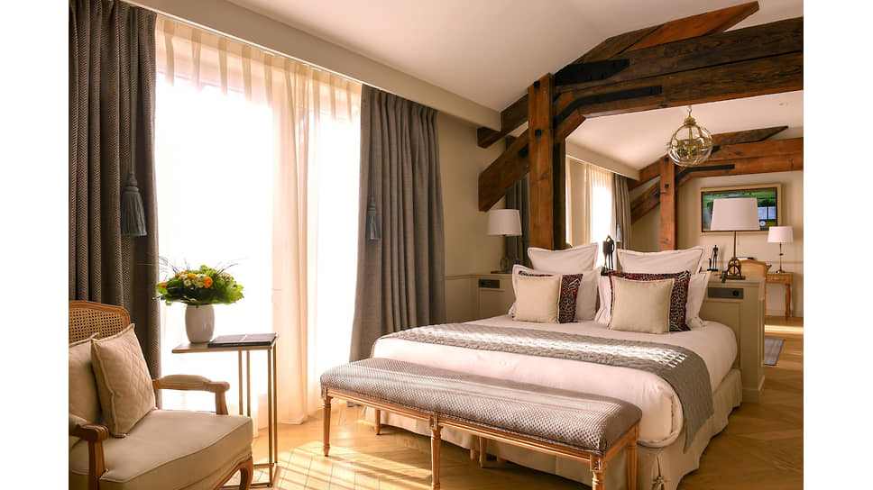 В номере отеля Hotel Chais Monnet & Spa 