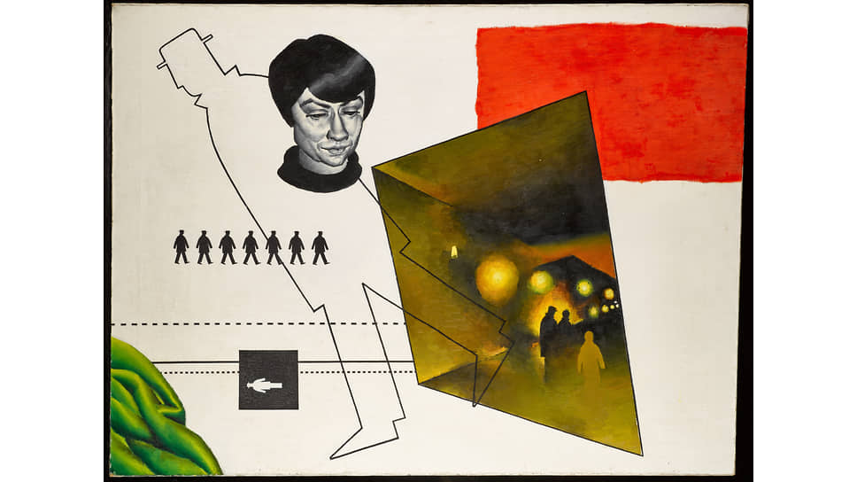 Эрик Булатов, «Городская картина», 1966 год