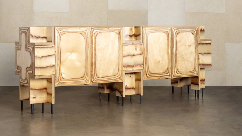 Комод Trancas Credenza, Kelly Wearstler, русская береза