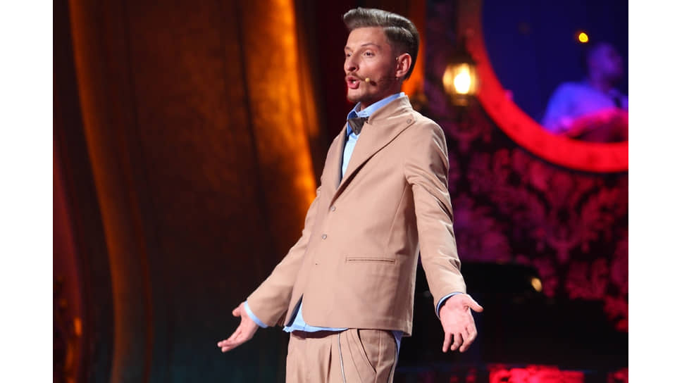 Павел Воля во время съемок программы Comedy Club