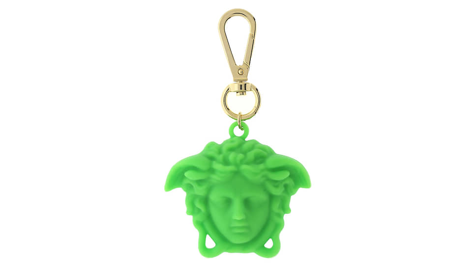 Брелок Versace, металл, пластик 