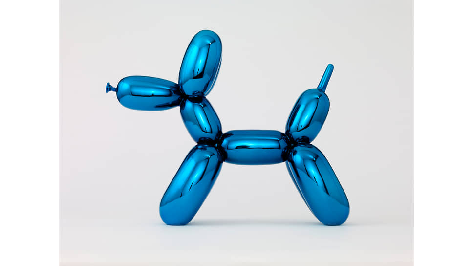Скульптура Bernardaud x Jeff Koons Вalloon Dog (Blue), фарфор 