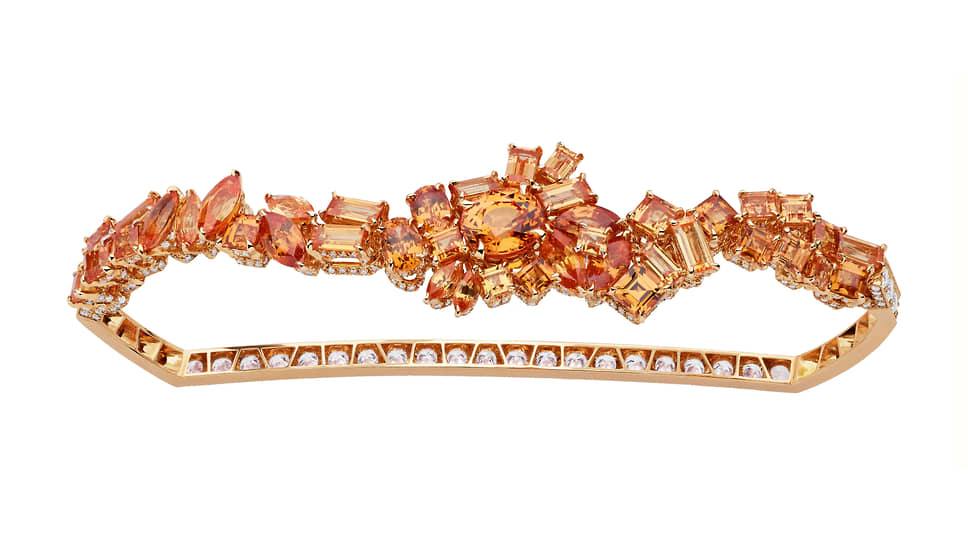 Браслет Dior Joaillerie Gem Dior, розовое золото, спессартины, бриллианты