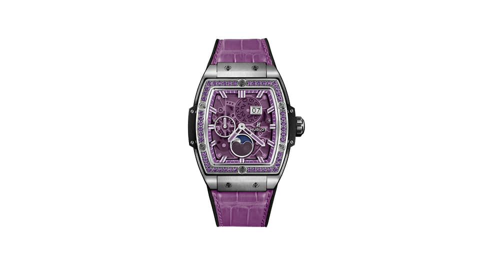 Часы Hublot Spirit of Big Bang, титан, аметисты 