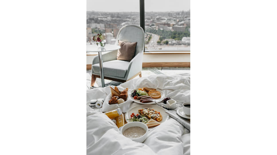 Завтрак в отеле Radisson Blu Olympiyskiy Hotel Moscow 
