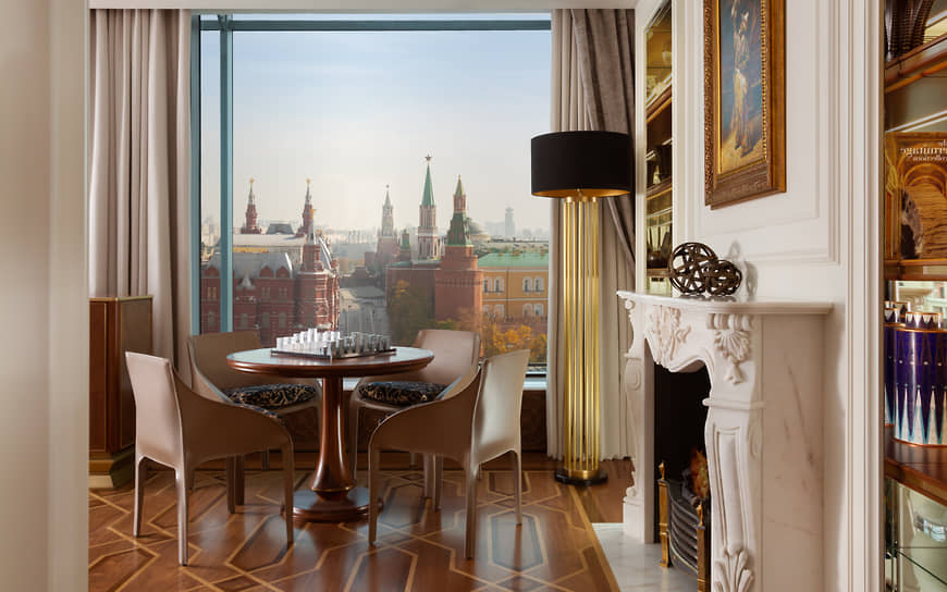 В номере отеля The Ritz-Carlton Moscow 