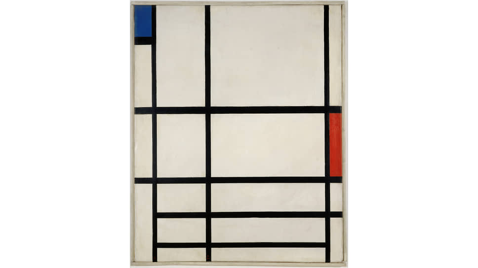 Пит Мондриан, Композиция с красным, синим и белым II, 1937 год