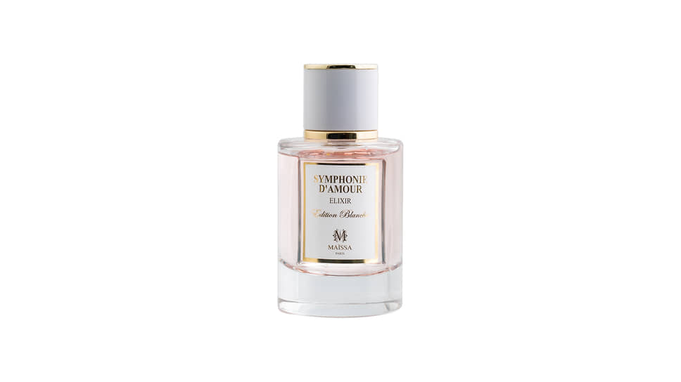 Symphonie d’Amour, парфюмерная вода, Maison Maissa. Ноты: черная смородина, яблоко, бергамот, лимон, апельсин, карамель, светлое дерево, мята, жасмин, анис, мускус, амбра, ваниль 