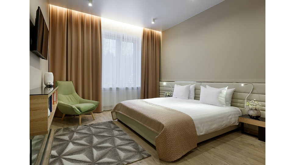 Гостям курорта «Первая Линия. Health Care Resort» доступны современные дизайнерские номера 