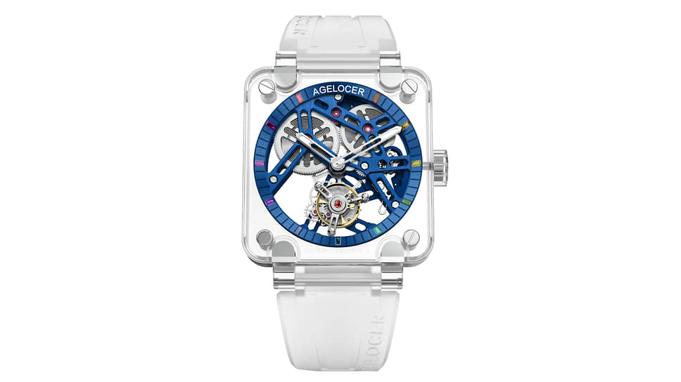 Agelocer Sapphire Infinite Walker Tourbillon в корпусе 40 на 42 мм из синтетического сапфира