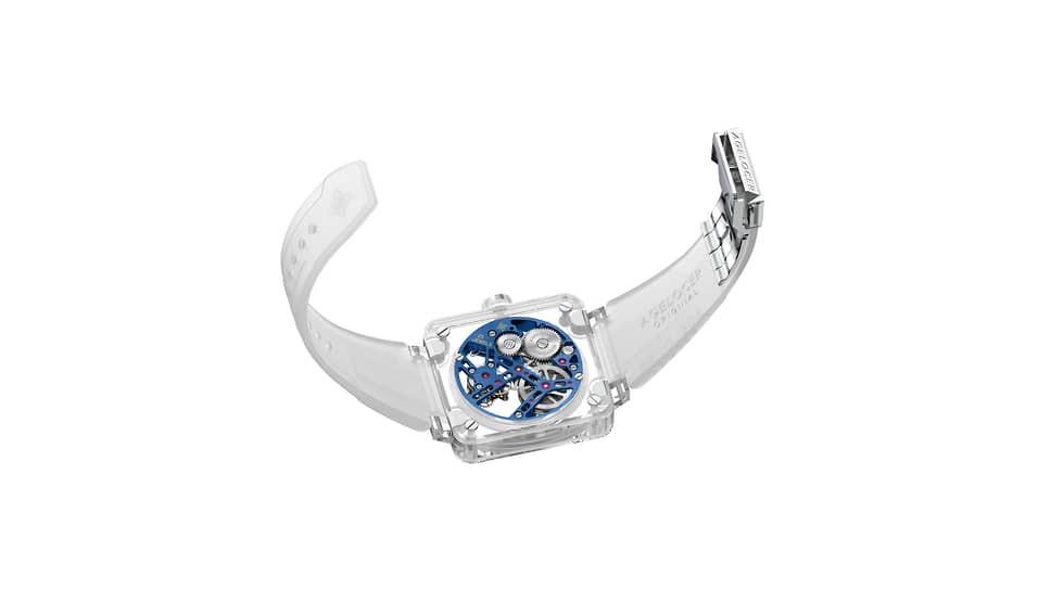 Agelocer Sapphire Infinite Walker Tourbillon в корпусе 40 на 42 мм из синтетического сапфира