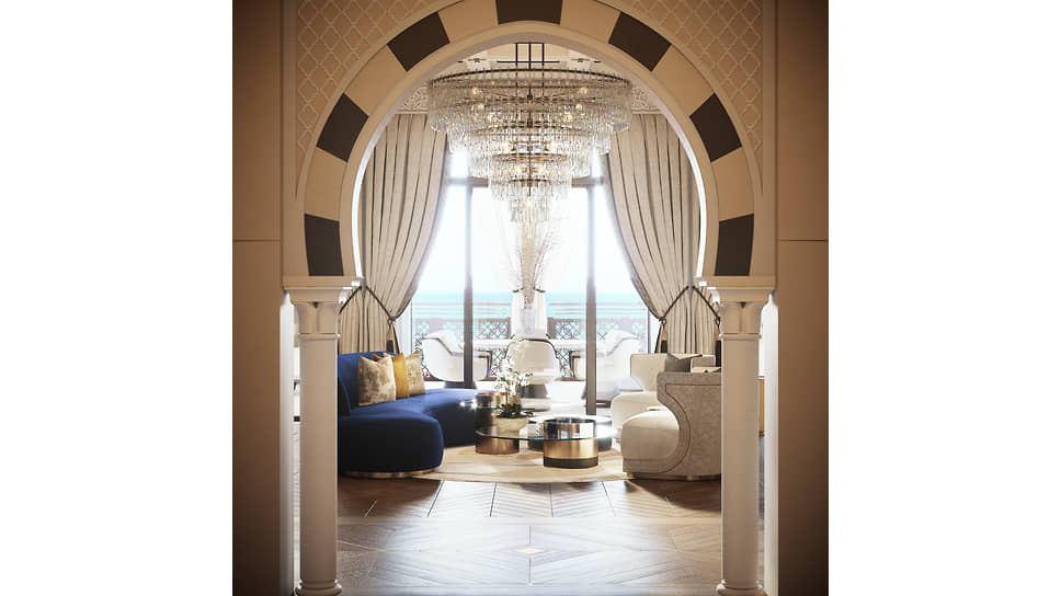 Интерьеры отеля Jumeirah Mina Al Salam 