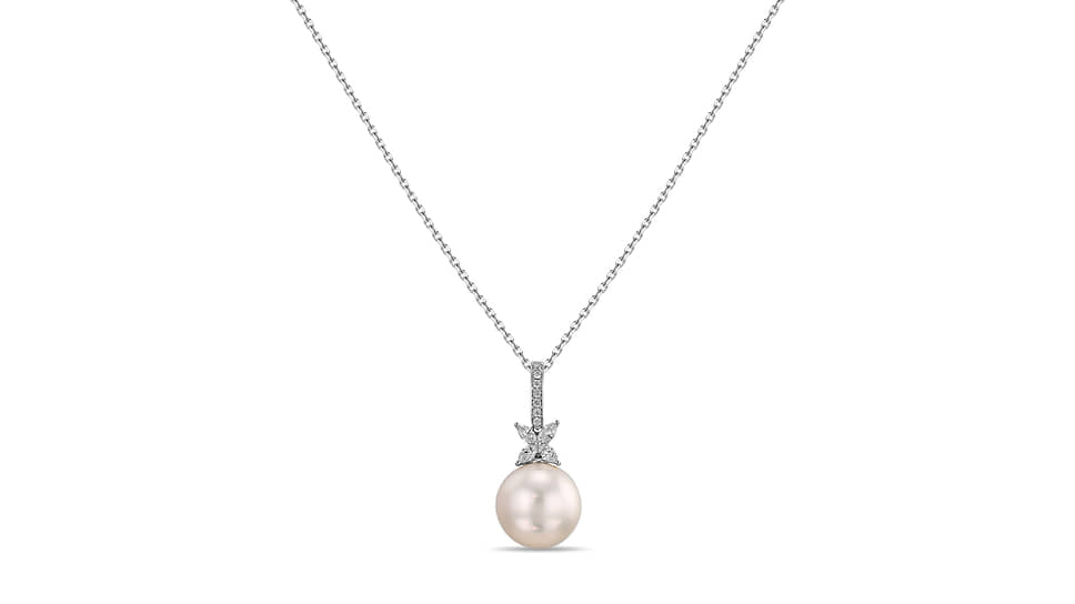 Украшения коллекции Royal Pearl из белого и желтого золота с жемчугом Южных морей и бриллиантами 