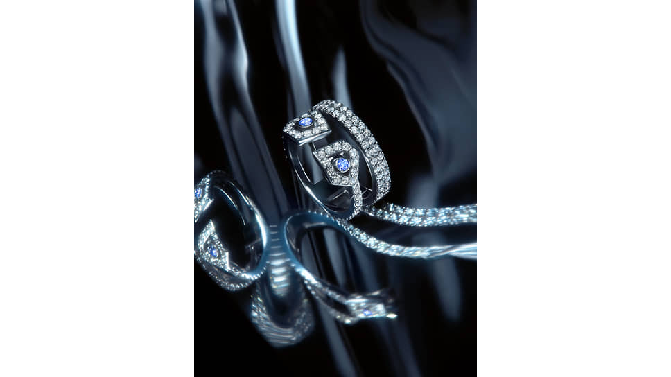Украшения из новой коллекции Luminous от ALROSA Diamonds. 
